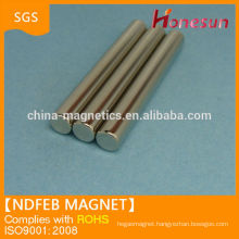 Super Strong sintered rare earth magnetic force cylinder ndfeb magnets